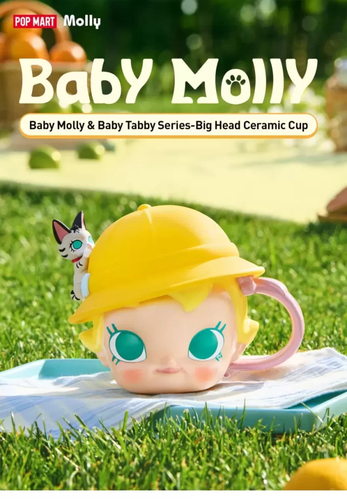 Baby Molly & Baby Tabby -sarja – Isopääinen keraaminen muki