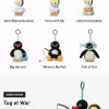Baby Molly × Pingu Happy Fishing -sarja – vinyylipehmoinen riipuslaatikko