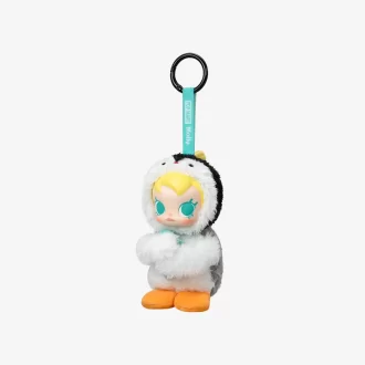 Baby Molly × Pingu Happy Fishing -sarja – vinyylipehmoinen riipuslaatikko