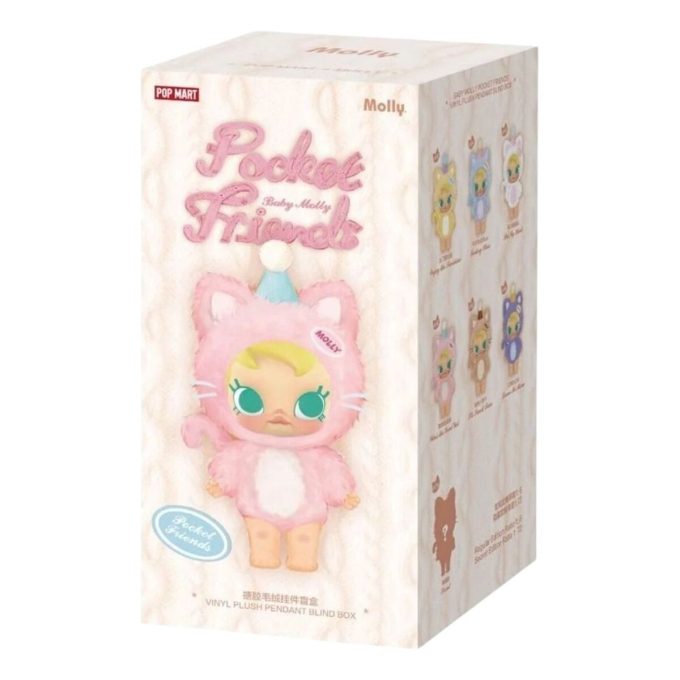 Baby Molly Pocket Friends vinyylipehmoriipus sinetöity kotelo (1 sokea rasia)