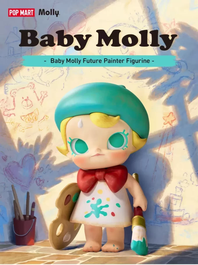 Baby Molly Tulevaisuuden taidemaalari -figuuri