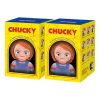 Chucky-franchise-sarjan hahmot sinetöidyssä kotelossa (2 sokkolaatikkoa)