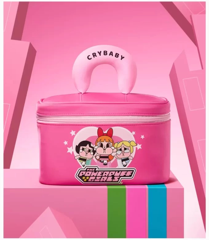 CRYBABY × Powerpuff Girls -sarjan kosmetiikkalaukku