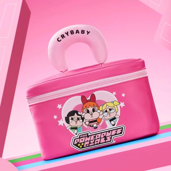 CRYBABY × Powerpuff Girls -sarjan kosmetiikkalaukku