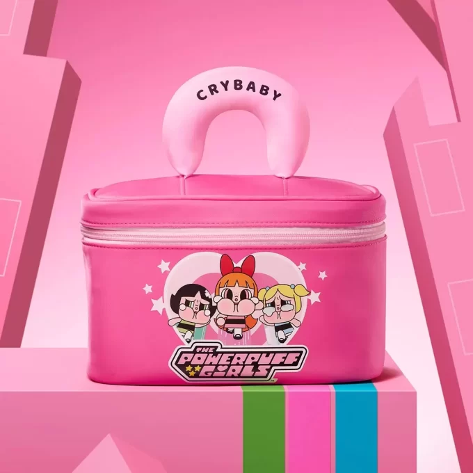 CRYBABY × Powerpuff Girls -sarjan kosmetiikkalaukku