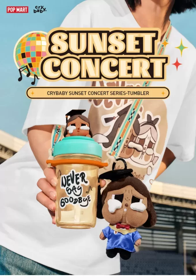 CRYBABY Sunset -konserttisarja – lasijuoma