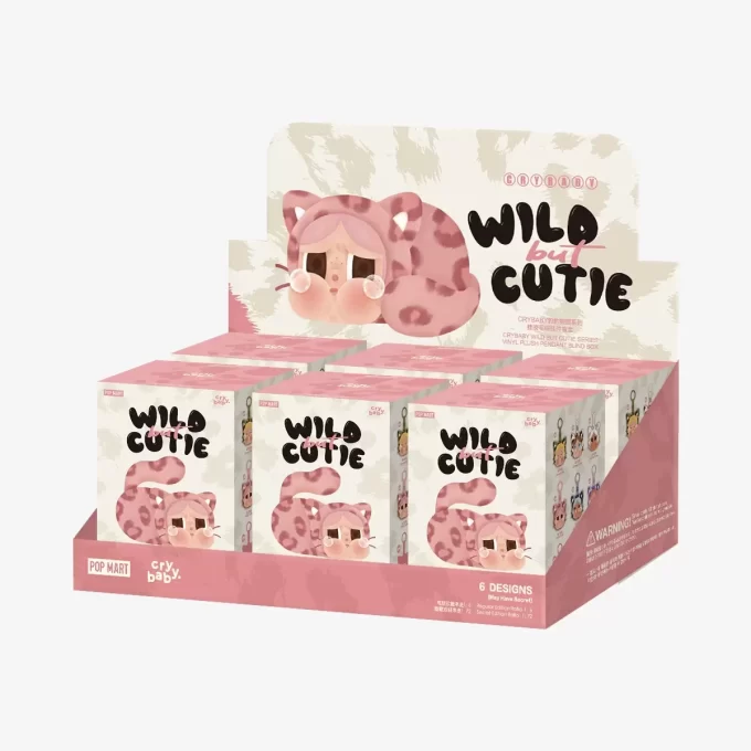 CRYBABY Wild But Cutie -sarja – Vinyylinen pehmoinen riipusrasia