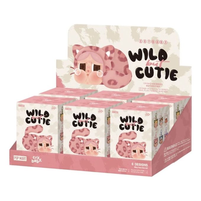 Crybaby Wild but Cutie vinyylipehmo riipus sinetöity kotelo (6 sokeaa rasiaa)