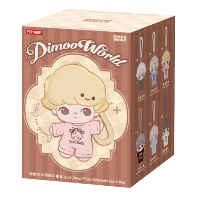 Dimoo Crush on Coffee -pehmoavaimenperä, sinetöity kotelo (1 sokea laatikko)