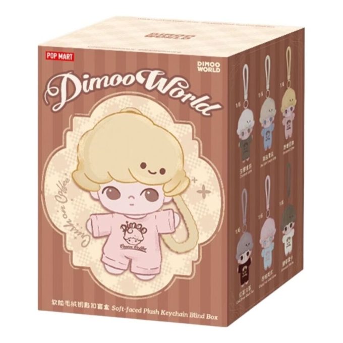 Dimoo Crush on Coffee -pehmoavaimenperä, sinetöity kotelo (1 sokea laatikko)