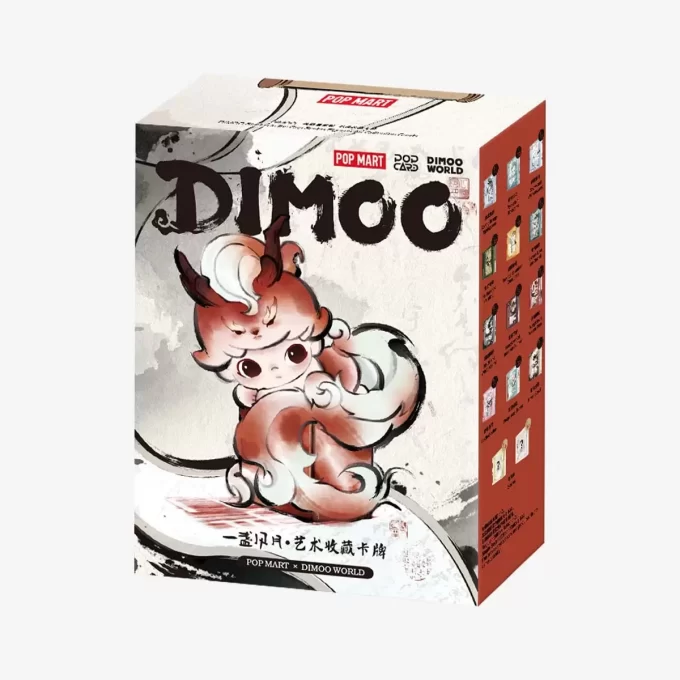 DIMOO Stories In The Cup -sarjan hahmot, taidekokoelmakortit