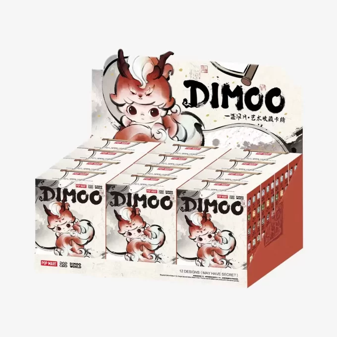 DIMOO Stories In The Cup -sarjan hahmot, taidekokoelmakortit