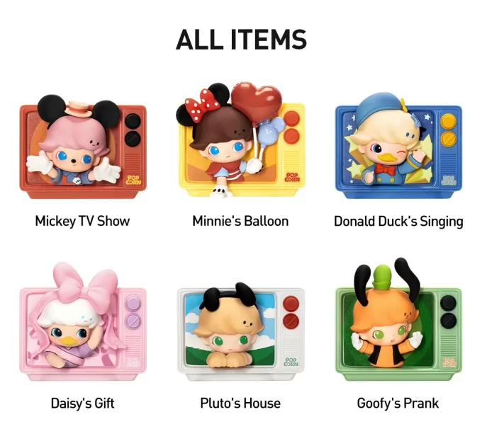 DIMOO WORLD × DISNEY -sarja – Jääkaappimagneetti, kaihdinlaatikko