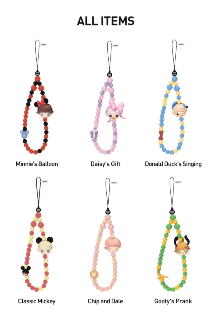 DIMOO WORLD × DISNEY -sarja – matkapuhelimen narullinen sokea laatikko