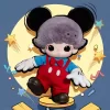DIMOO WORLD × DISNEY -sarja – Mikki vinyylipehmolaukku