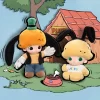 DIMOO WORLD × DISNEY -sarja – Vinyylipehmoinen avaimenperärasia