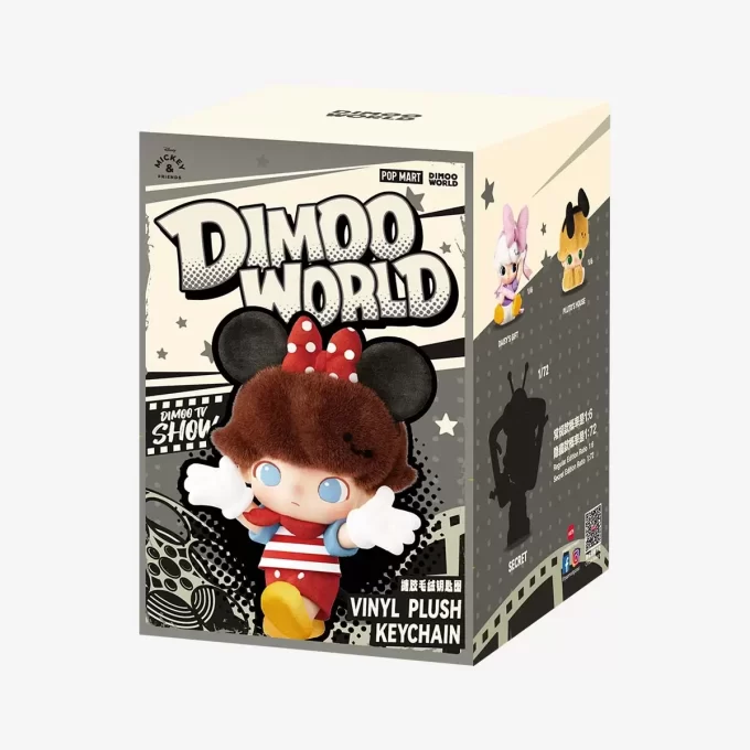 DIMOO WORLD × DISNEY -sarja – Vinyylipehmoinen avaimenperärasia