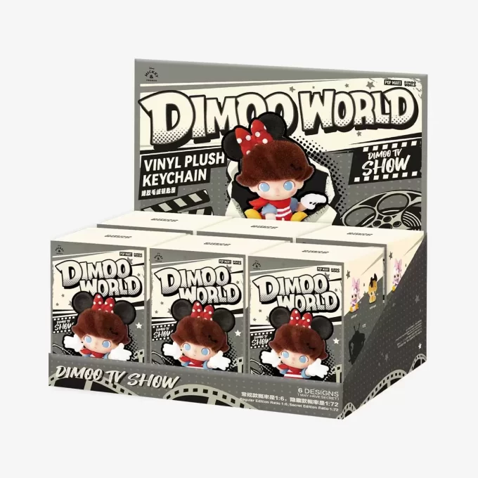 DIMOO WORLD × DISNEY -sarja – Vinyylipehmoinen avaimenperärasia