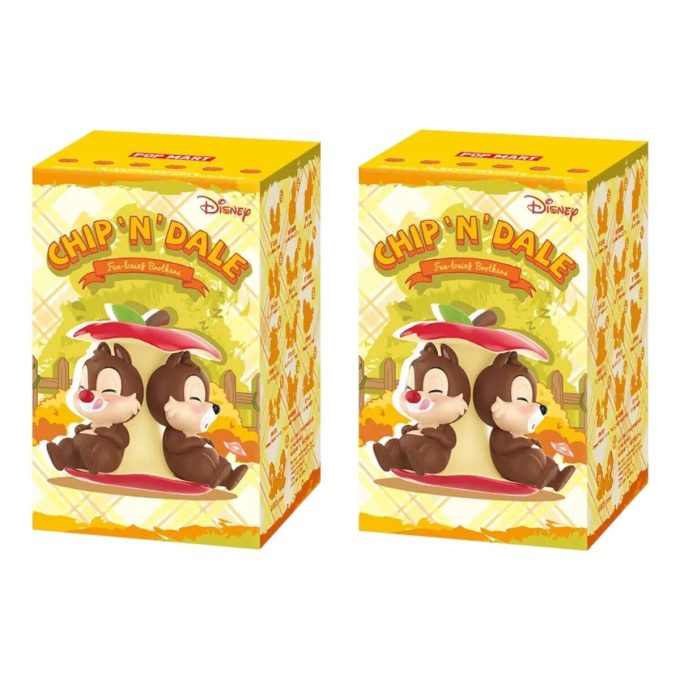 Disney Chip ”N Dale Hauskoja Veljeksiä Sarjan Hahmot Sinetöity Kotelo (2 Sokeaa Laatikkoa)