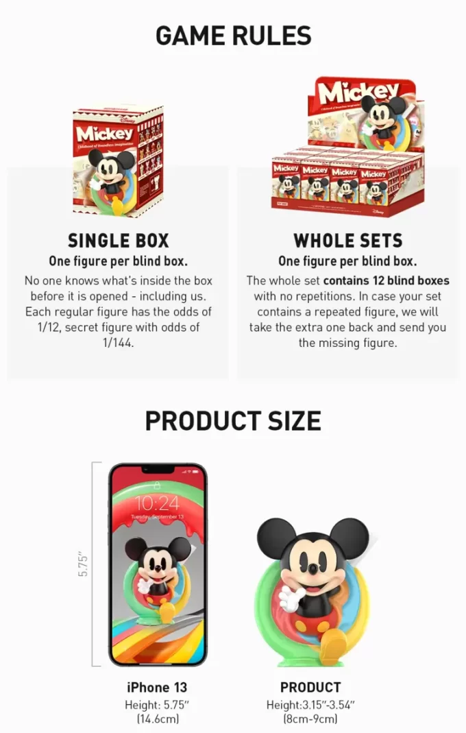 Disney Mikki Hiiri Rajattoman Mielikuvituksen Lapsuus -sarjan Figuurit