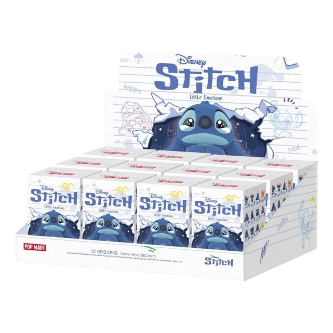 Disney Stitch Little Emotions -hahmojen sinetöity kotelo (12 sokkolaatikkoa)