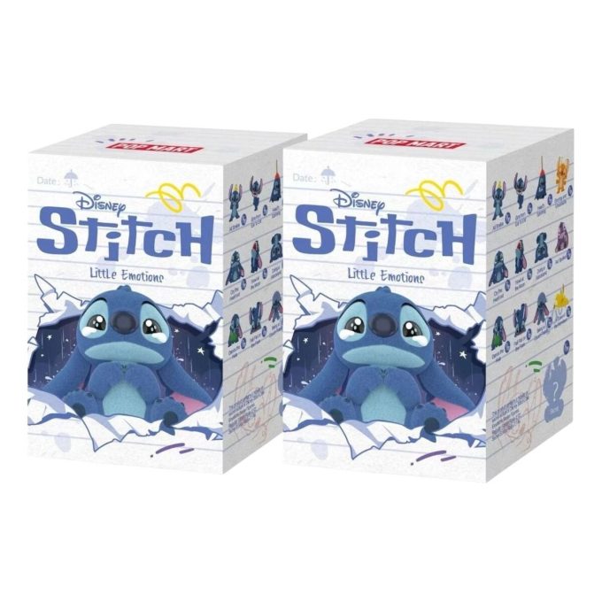 Disney Stitch Little Emotions -hahmon sinetöity kotelo (2 sokeaa rasiaa)