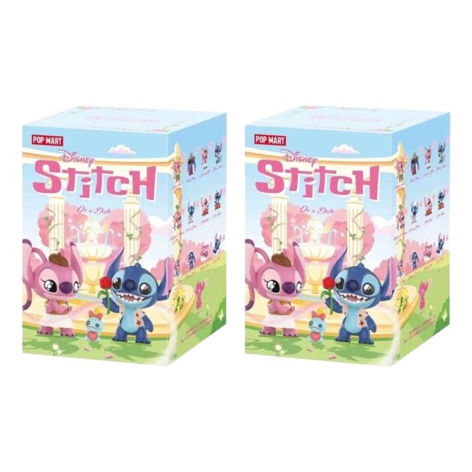 Disney Stitch On a Date -hahmot sinetöity kotelo (2 sokeaa rasiaa)