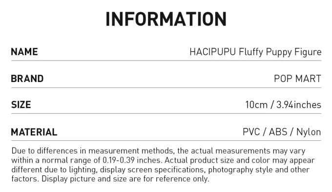 HACIPUPU Pörröinen pentufiguuri