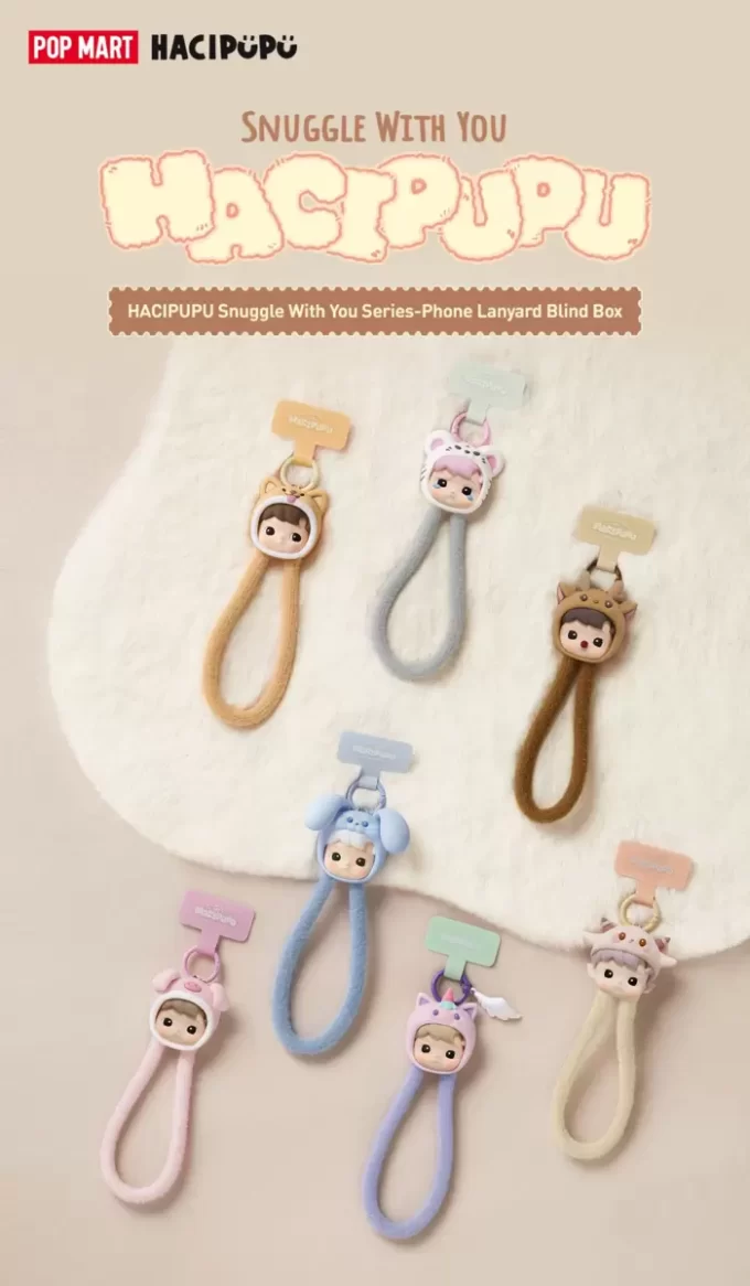 HACIPUPU Snuggle With You -sarja – puhelinnauhan sokea laatikko