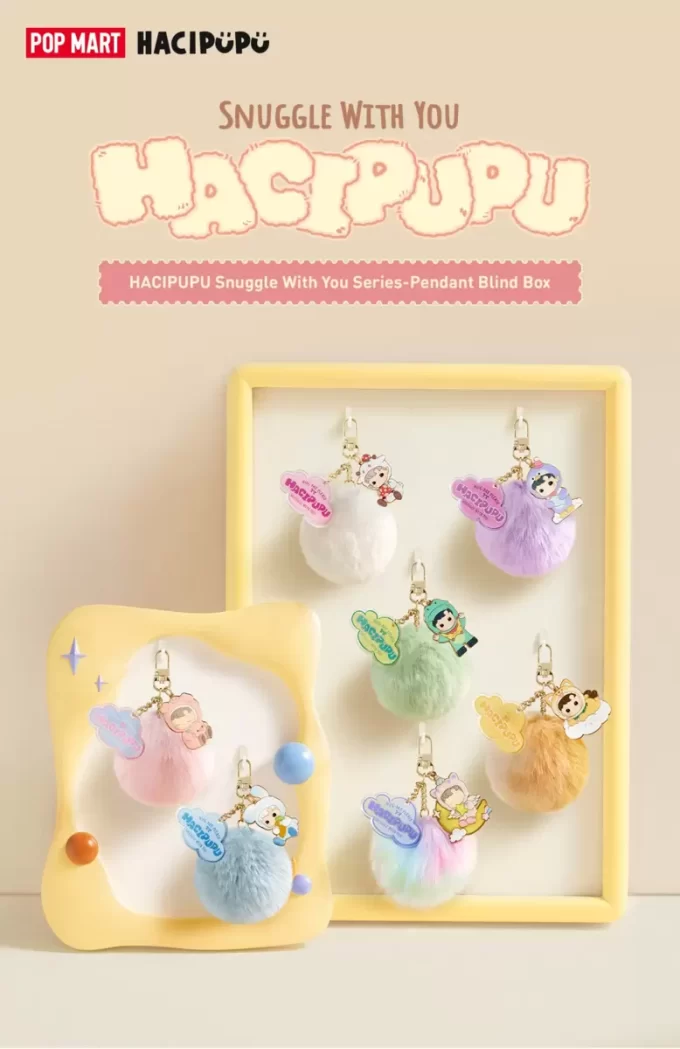HACIPUPU Snuggle With You -sarja – Riipusverho