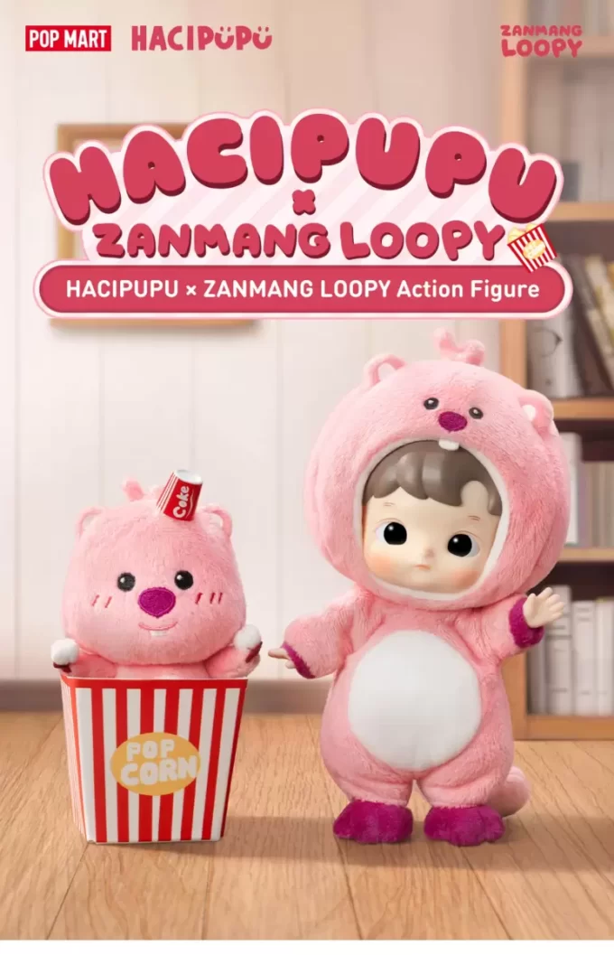HACIPUPU × ZANMANG LOOPY -toimintahahmo