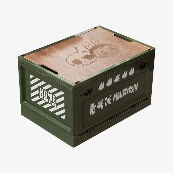 HIRVIÖT Haltioiden koti -sarja – Säilytyslaatikko (valkoinen, vihreä ja sininen)