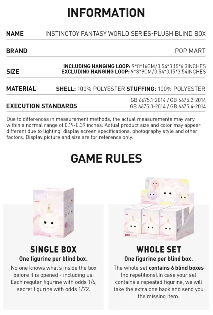 INSTINCTOY Fantasy World Series – Pehmolelulaatikko