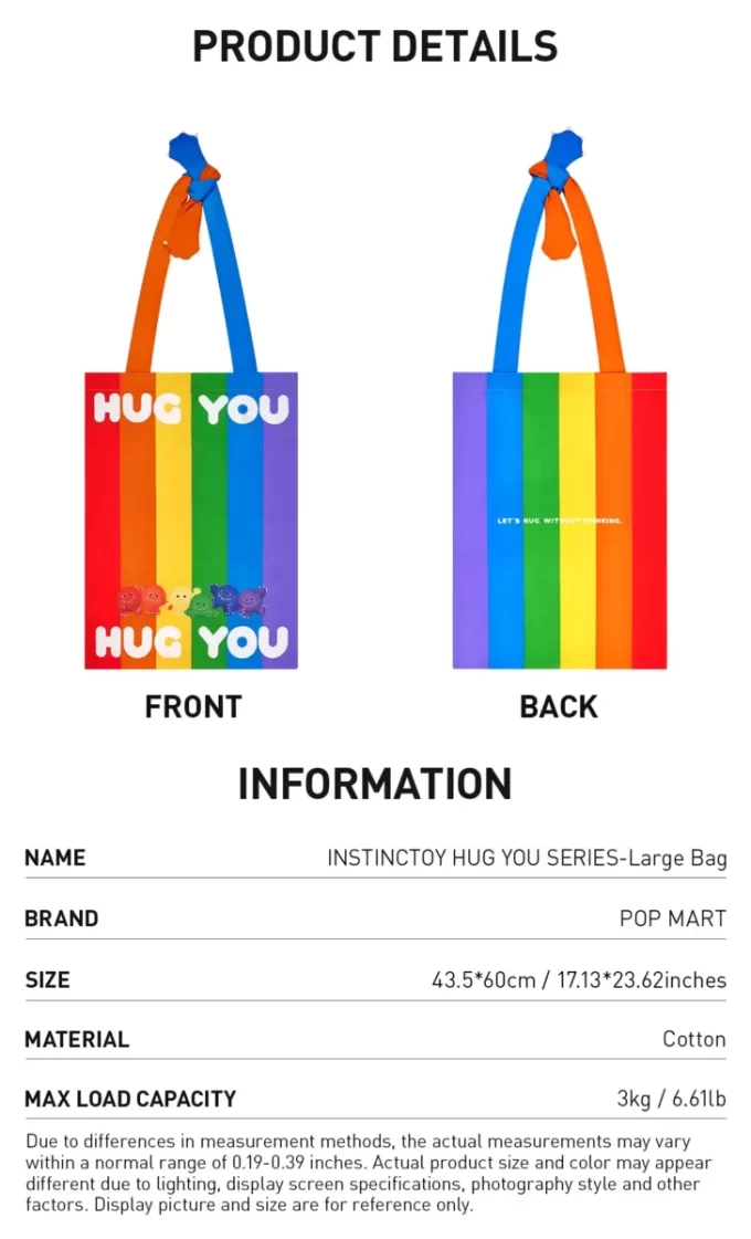 INSTINCTOY HUG YOU -SARJA – Iso laukku