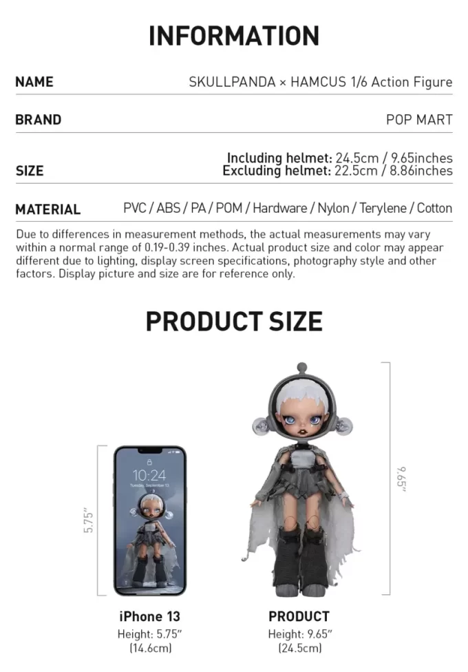 KULLUPANDA × HAMCUS 1/6 Toimintahahmo