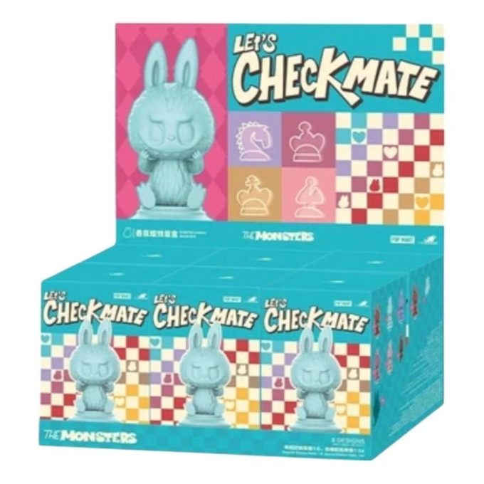 Labubu Let’s Checkmate -tuoksukynttilä sinetöidyssä rasiassa (6 sokeaa rasiaa)