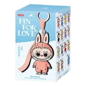 Labubu Pin for Love -pehmoinen riipusverholaatikko (N-Z) (1 verholaatikko)