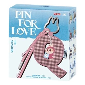 Labubu-pinni rakkauskirjeriipukseen sinetöity kotelo (N-Z) (1 sokea rasia)