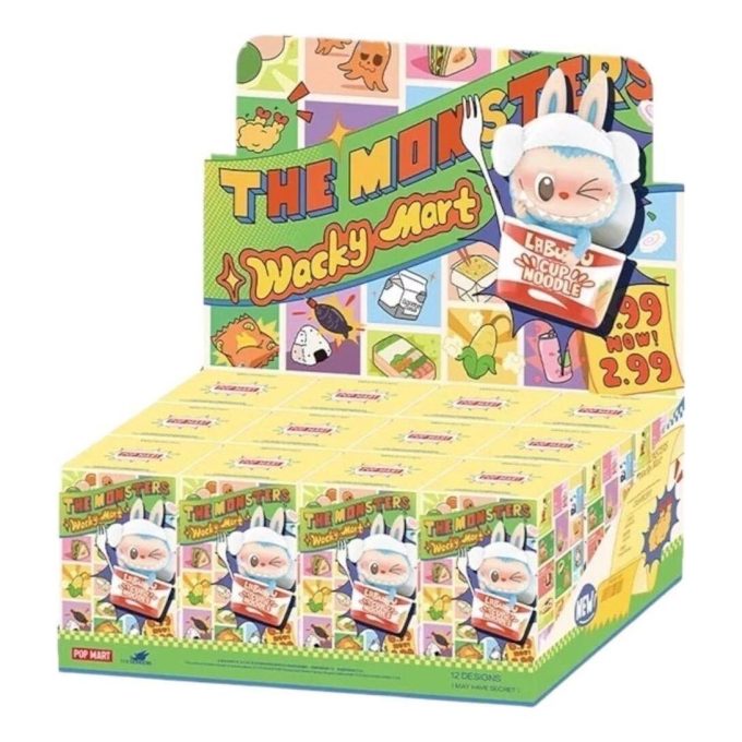 Labubu Wacky Mart -hahmojen sinetöidyt kotelot (12 sokeaa laatikkoa)