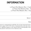 Lil Peach Riot Western Riot -hahmot