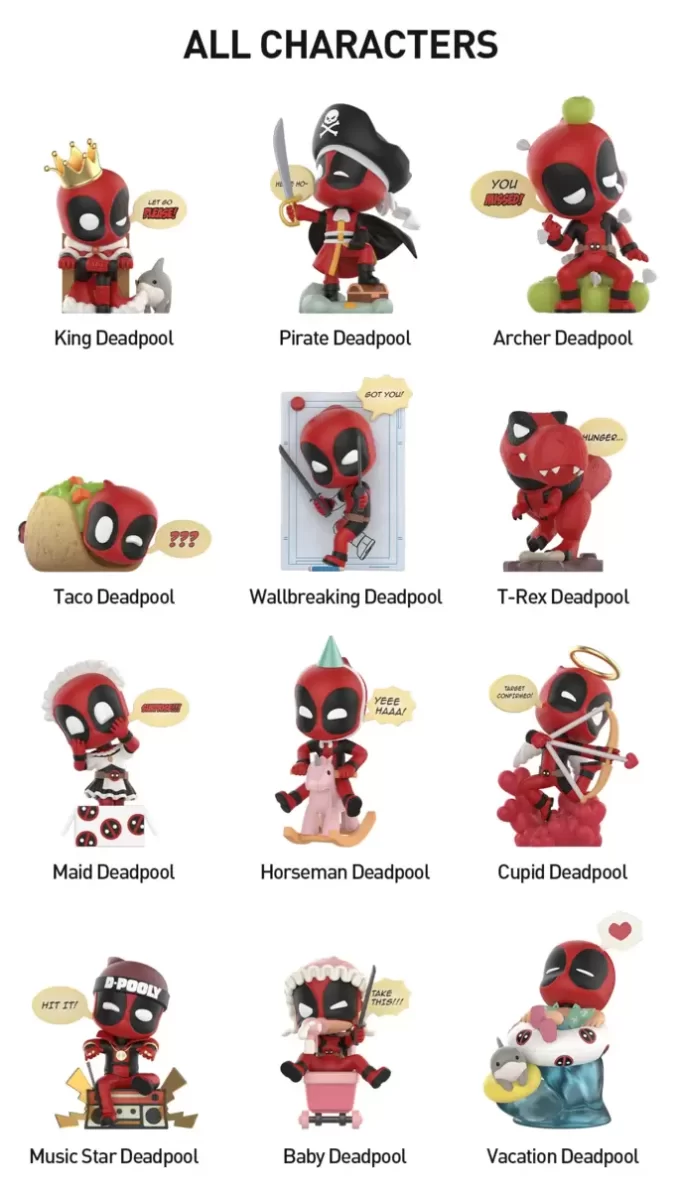 Marvel Deadpool -sarjan hahmot