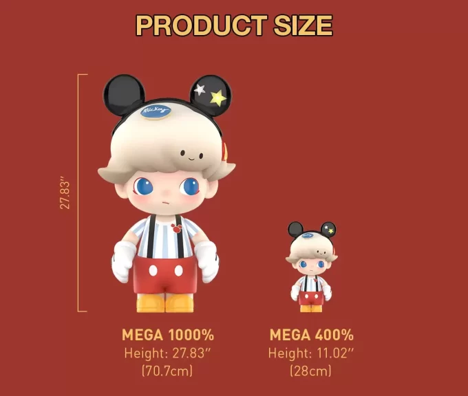 MEGA JUST DIMOO 1000% Mikki Hiiri