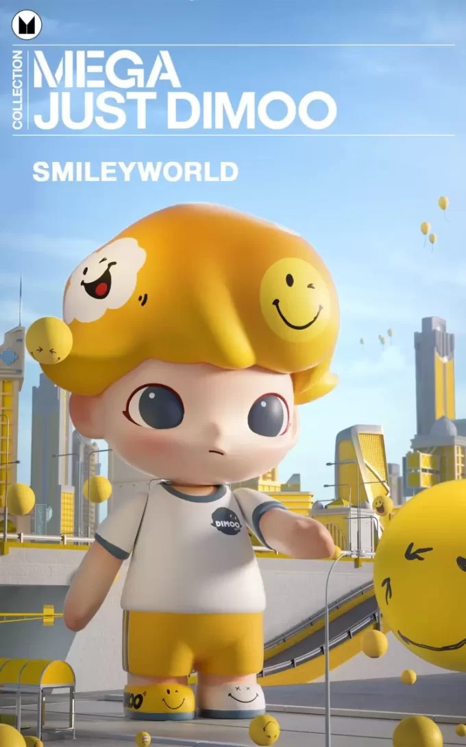 MEGA-KOKOELMA 1000 % VAIN DIMOO × SmileyWorld