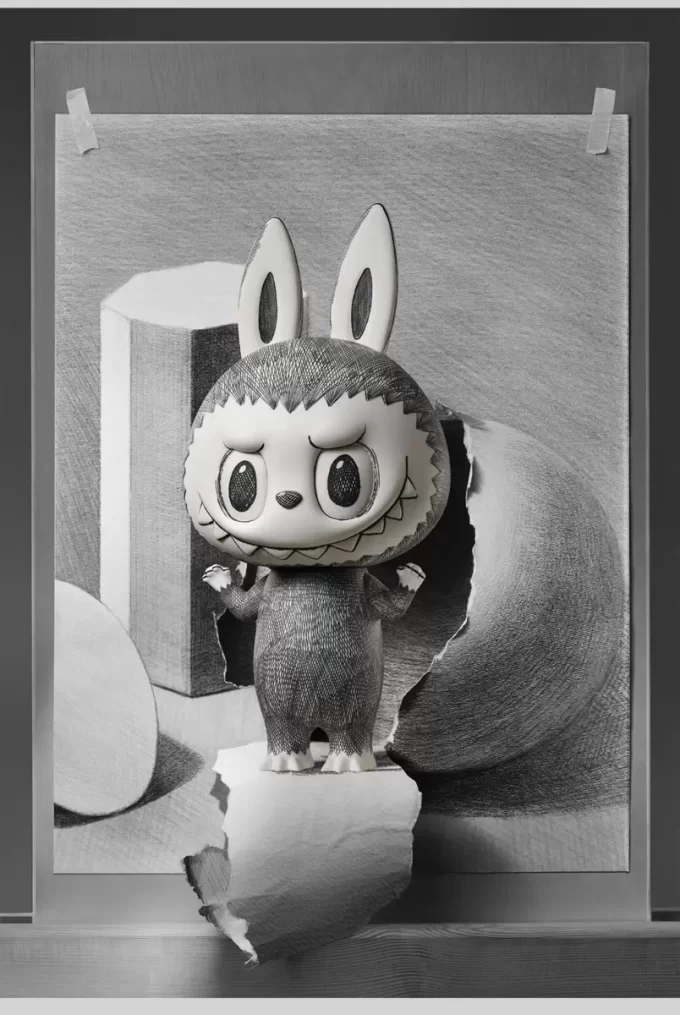 MEGA LABUBU 1000% luonnos