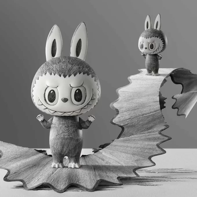 MEGA LABUBU 1000% luonnos