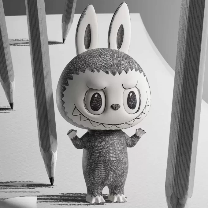 MEGA LABUBU 1000% luonnos