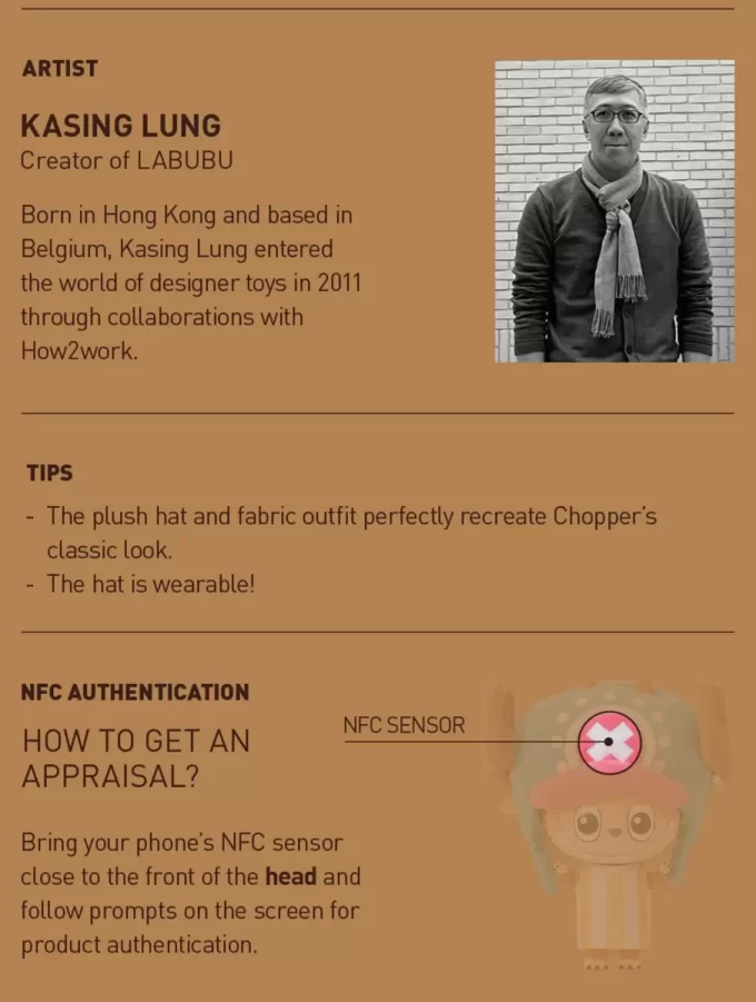 [Skannaa ostaaksesi] MEGA LABUBU 1000% TONY TONY CHOPPER