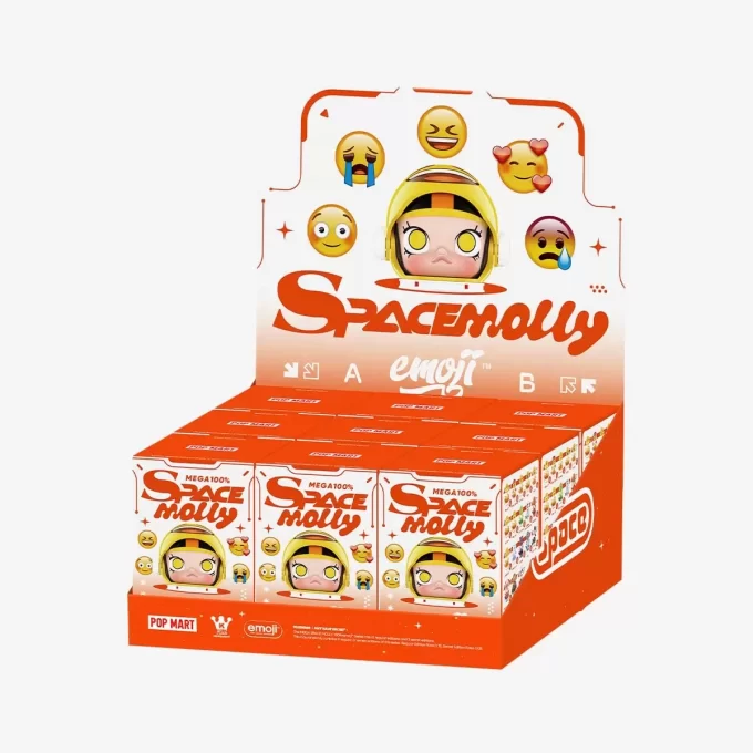 MEGA SPACE MOLLY 100 % × Emoji™ -sarja