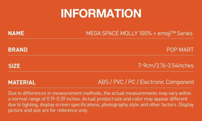 MEGA SPACE MOLLY 100 % × Emoji™ -sarja