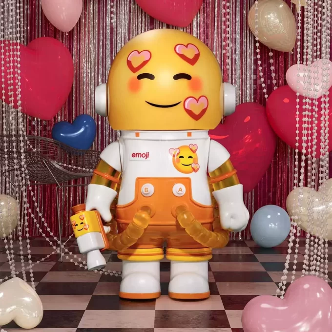 MEGA SPACE MOLLY 100 % × Emoji™ -sarja